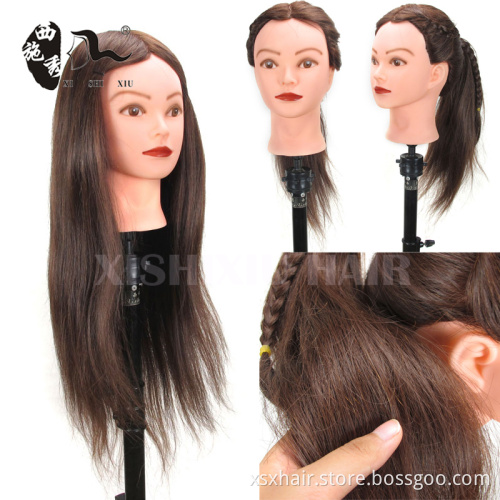Hot sale fashion fabric foam chrome mannequin head